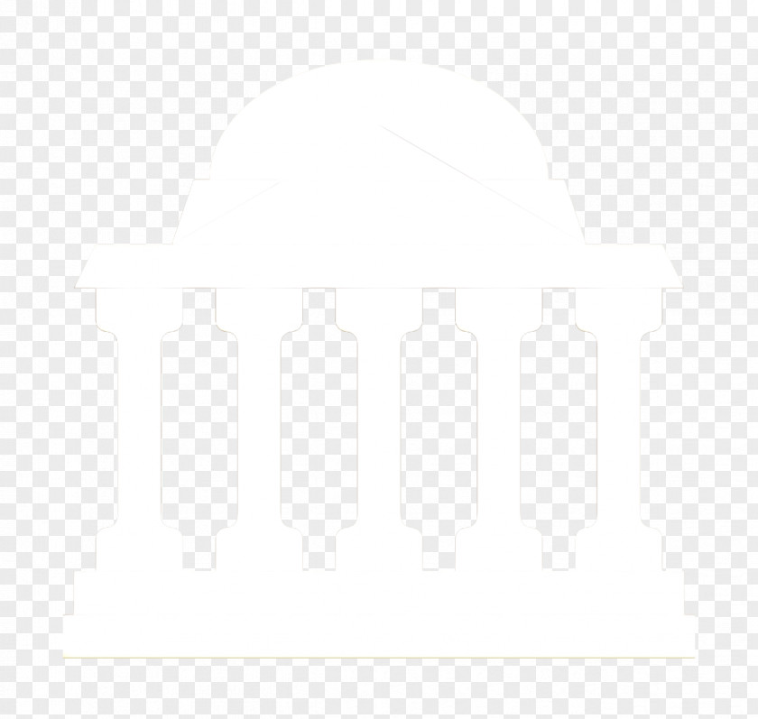 Column Blackandwhite Business Icon Bank PNG