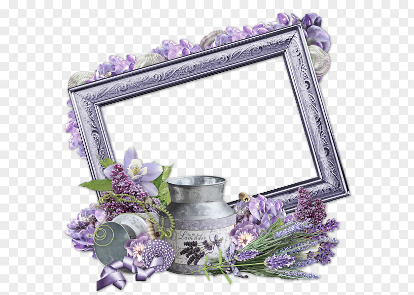 Design Floral Cut Flowers Picture Frames PNG