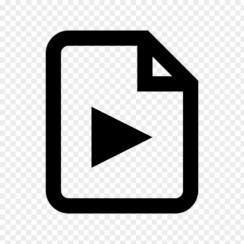 File Explorer White Icon Video Format PNG