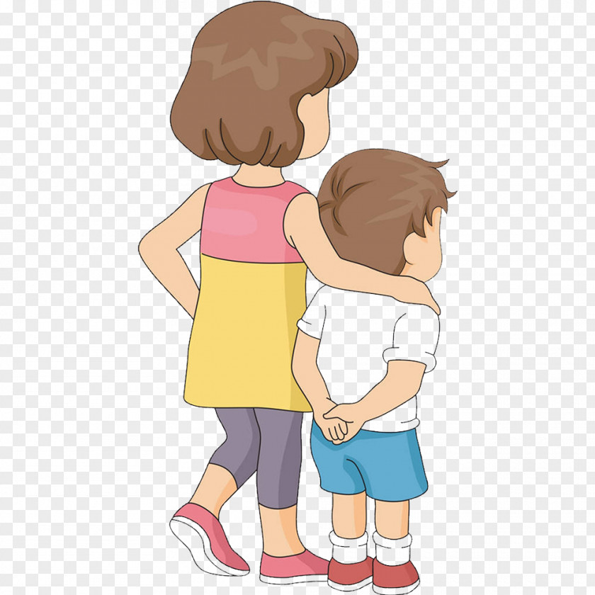 Find Good Friends Brother Sibling Drawing Clip Art PNG