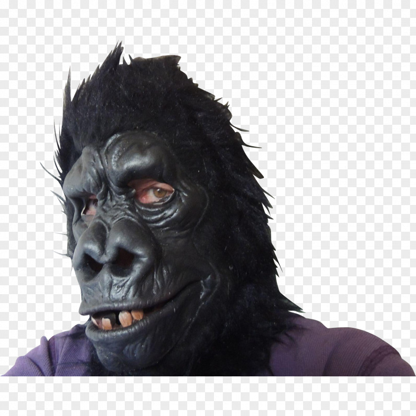Gorilla Primate Headgear Mask Animal PNG