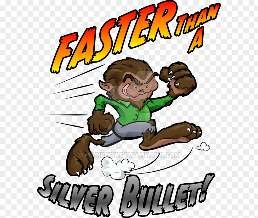 Silver Bullet Mammal Human Behavior Comics Clip Art PNG