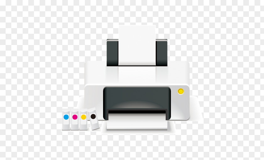 Computer Inkjet Printing Hardware PNG