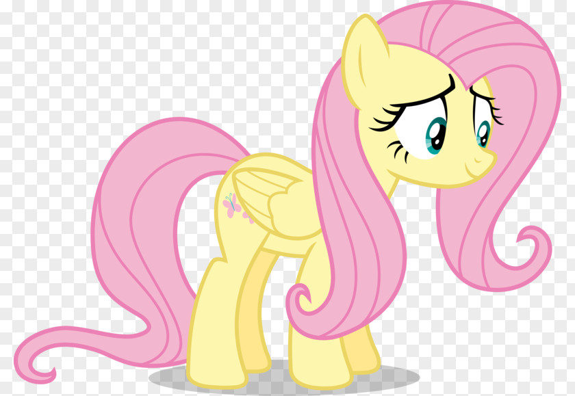 Fluttershy Angry Face Pony Horse Illustration Naver Blog PNG