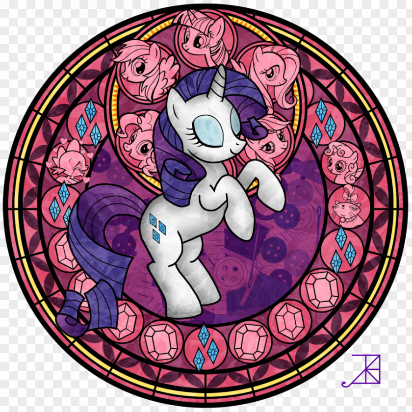 Glass Rarity Applejack Stained Spike PNG