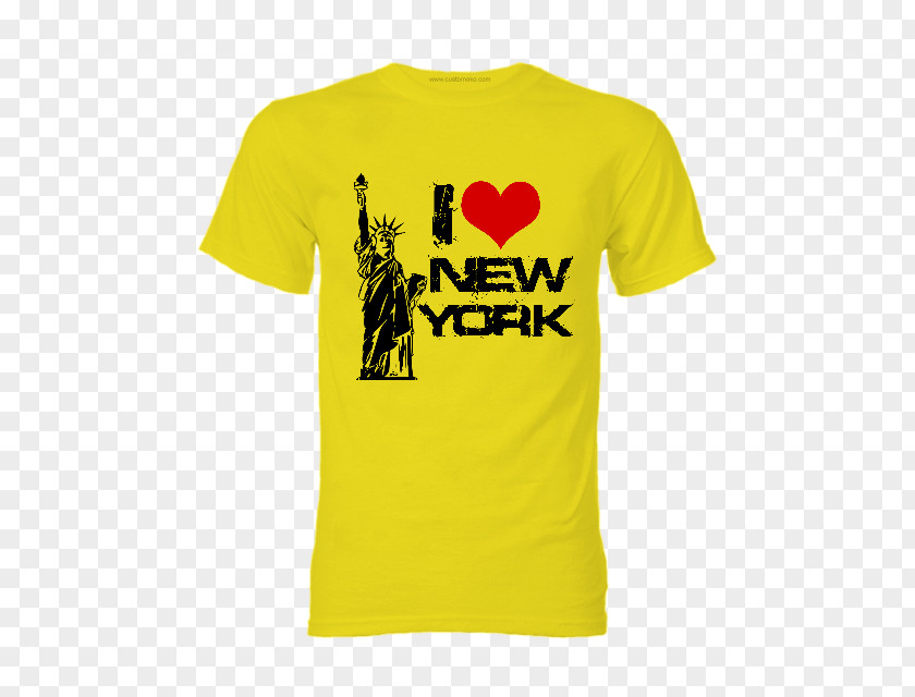 I Love New York Printed T-shirt Printing Clothing PNG
