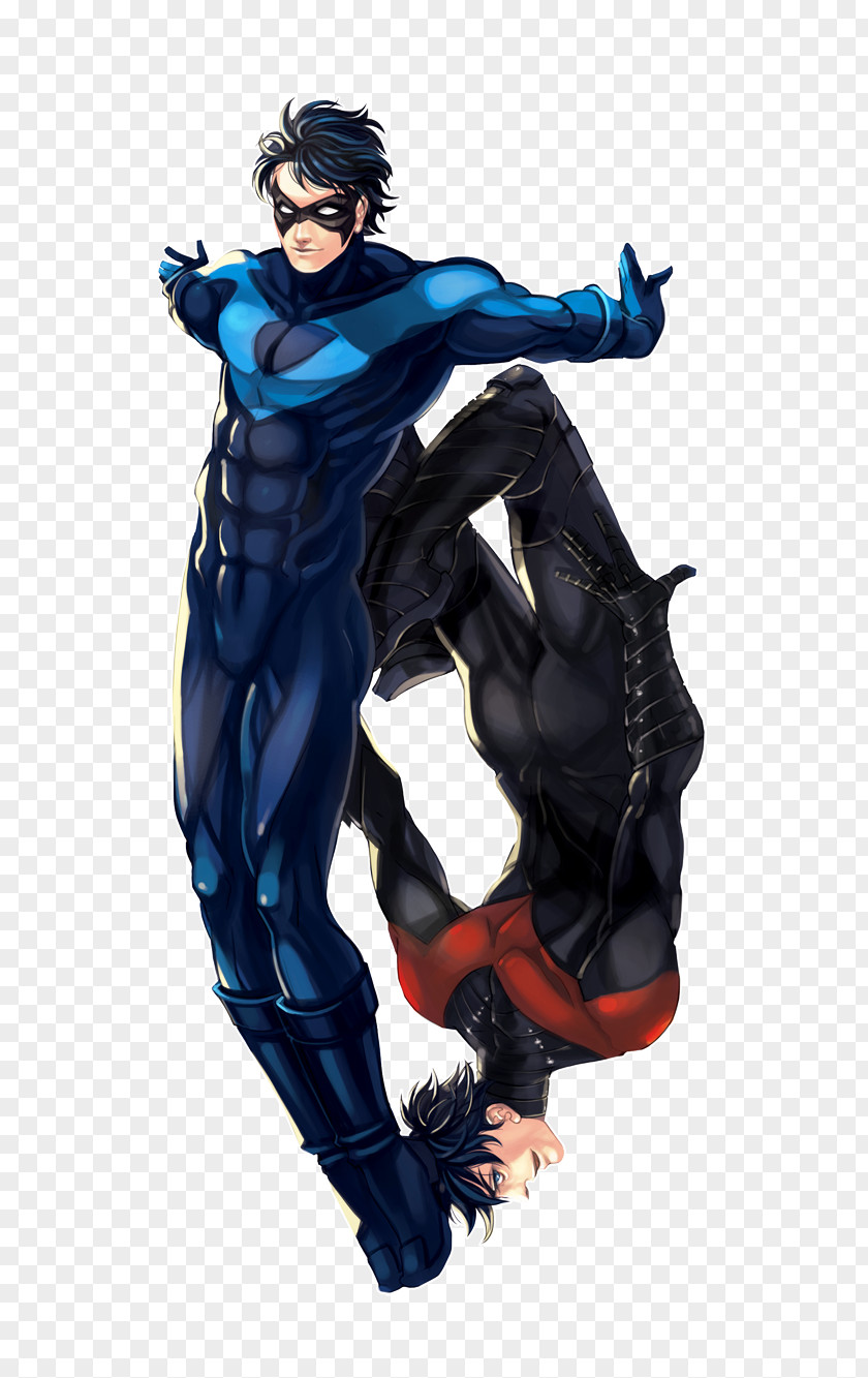 Nightwing Dick Grayson Deathstroke Superman Batman PNG