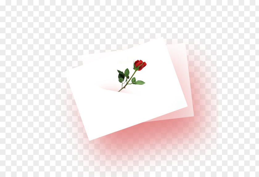 Stacked Rose Stationery Petal Vase Heart Wave PNG