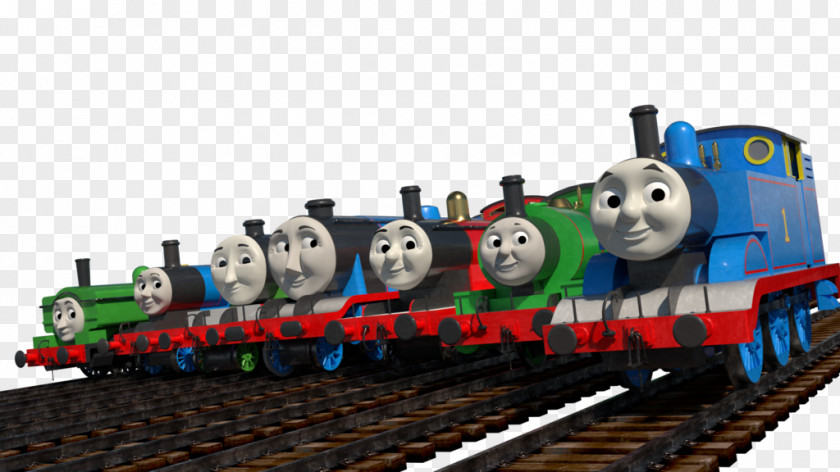 Train Thomas Edward The Blue Engine Henry Donald And Douglas PNG