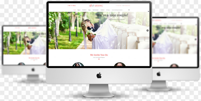 Wedding Planning Responsive Web Design Template System Joomla PNG