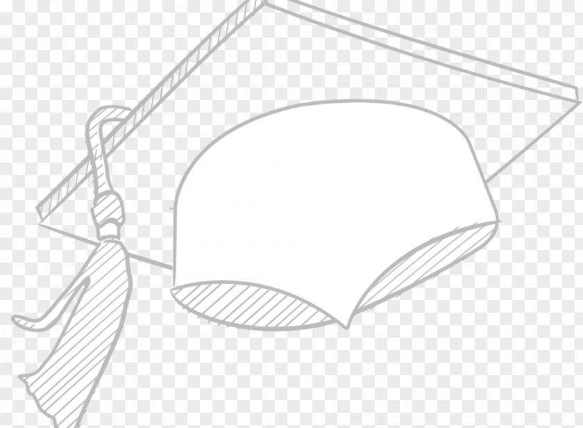 Education Industry Line Art Headgear Drawing White PNG