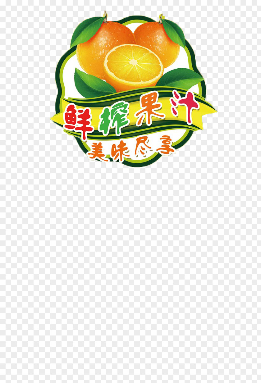 Juice Label Drink Poster Orange PNG