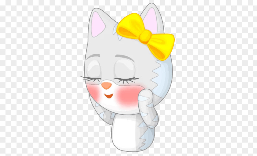 Kitten Whiskers Headgear Cartoon PNG