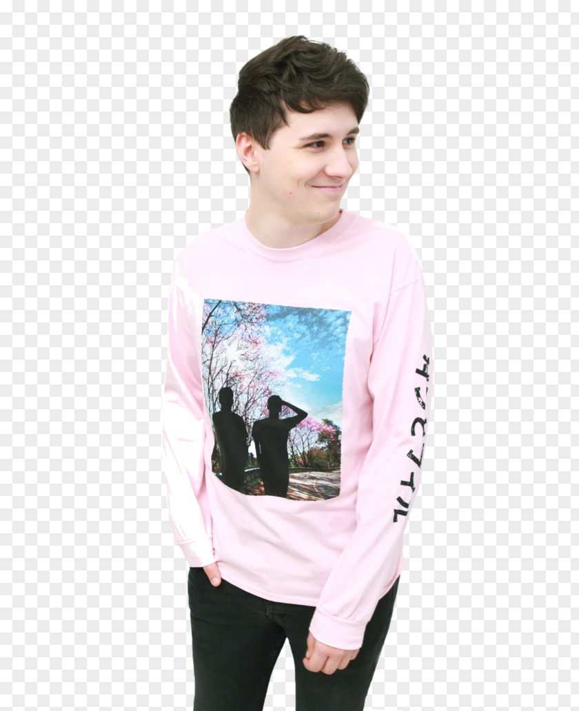 T-shirt Dan Howell And Phil Male Fan Fiction PNG