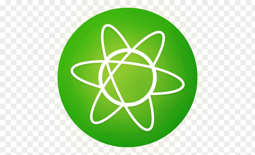 Green Icon Atom Economy Text Editor PNG