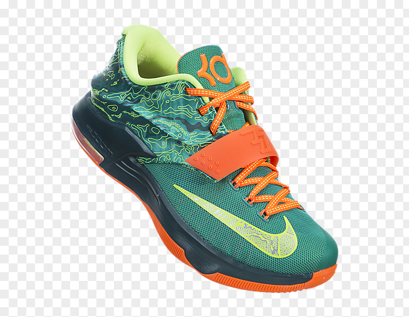 Signature Orange Kd Shoes Sports Hiking Boot Basketball Shoe PNG