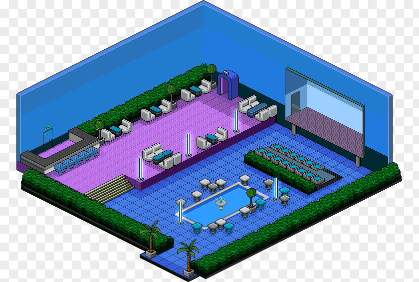 Youtube Habbo YouTube Room Game Public Space PNG