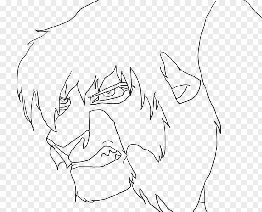 Angry Wolf Face Kovu Simba Lion Zira Mufasa PNG