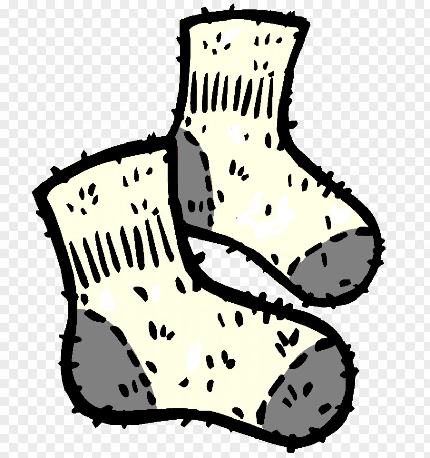 Club Penguin Shoe Sock Slipper Clip Art PNG