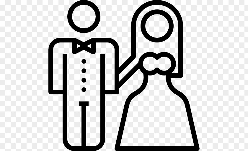 Family Linear Fashion Figures Marriage PNG