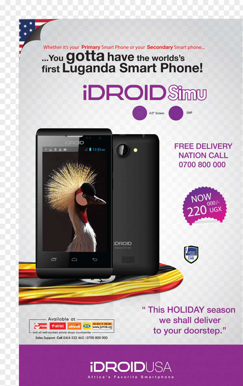 Smartphone Uganda IDroid USA Samsung Galaxy A5 (2017) Telephone PNG