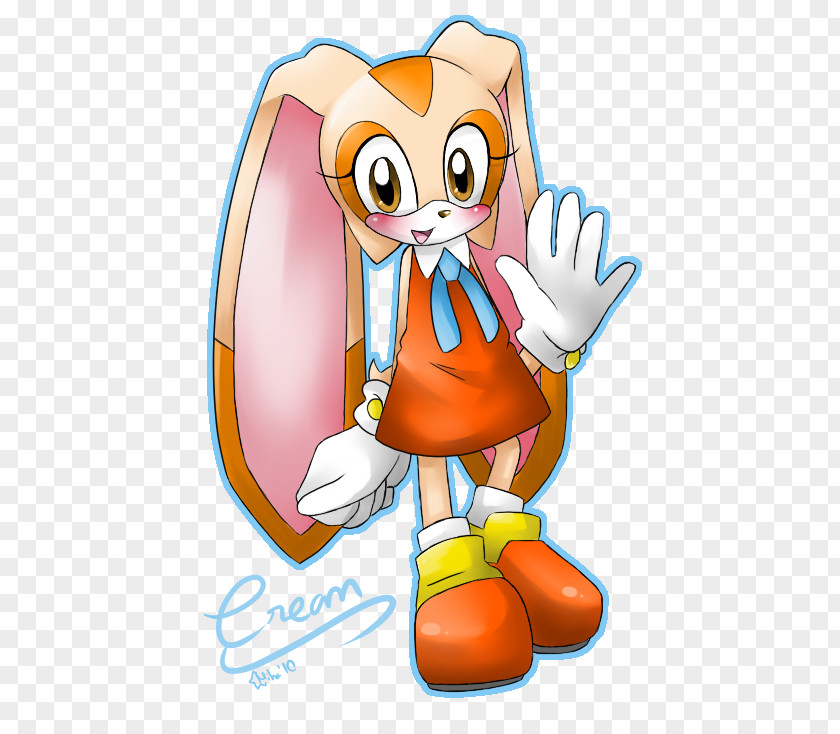 Sonic The Hedgehog Cream Rabbit European Vanilla PNG