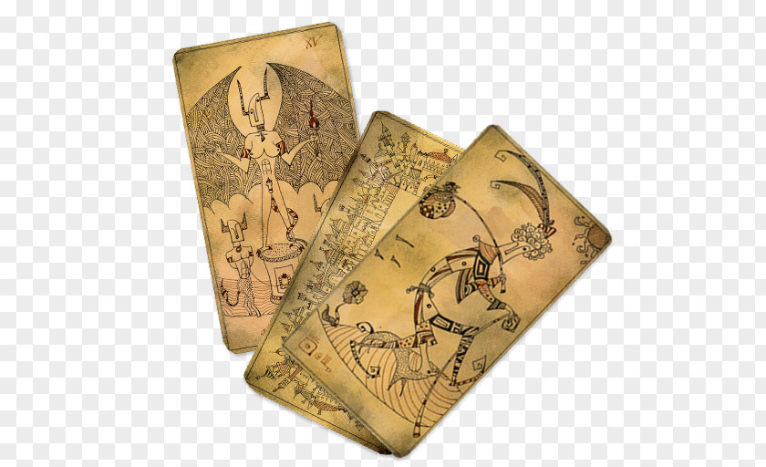 Tarot Set Gold PNG