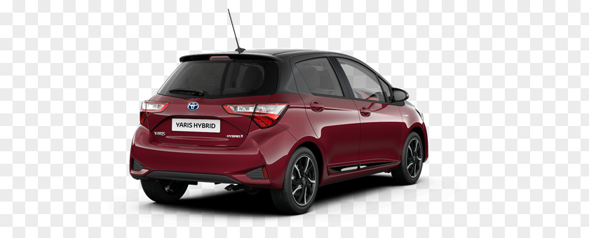Car 2018 Toyota Yaris Hybrid Vehicle Bi-tone PNG