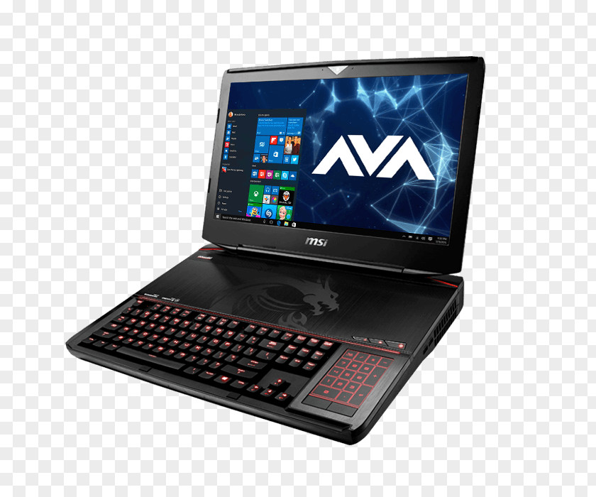 Laptop MSI GT83VR Titan SLI Scalable Link Interface Intel Core I7 PNG