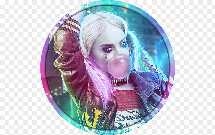 Margot Robbie Harley Quinn Suicide Squad Joker Poster PNG