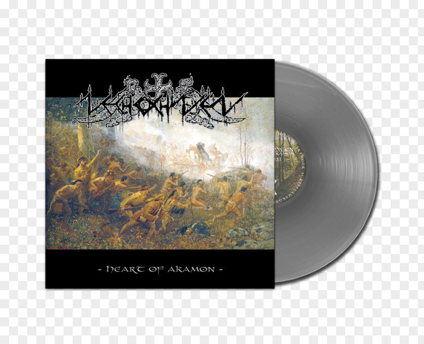 Nechochwen Heart Of Akamon Album Folk Metal LP Record PNG