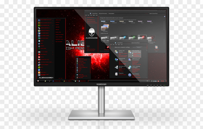 Alienware Computer Monitors Software Monitor Accessory Design PNG