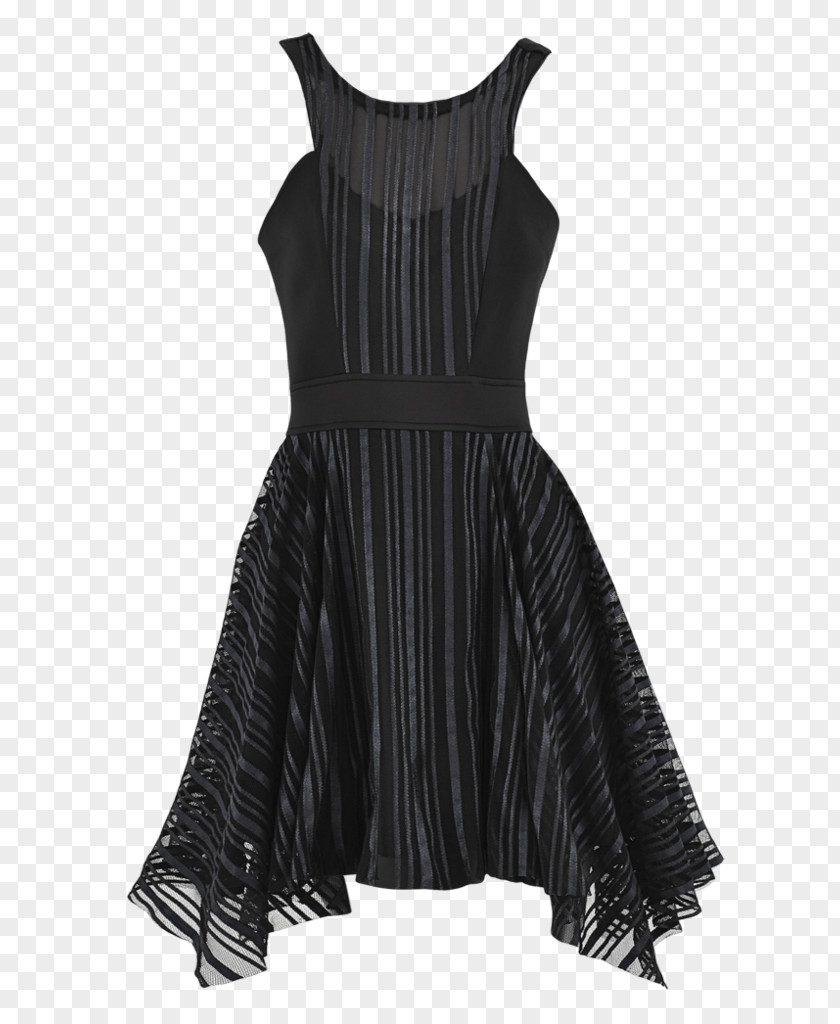 Dress Kokerjurk Black Slipper PNG