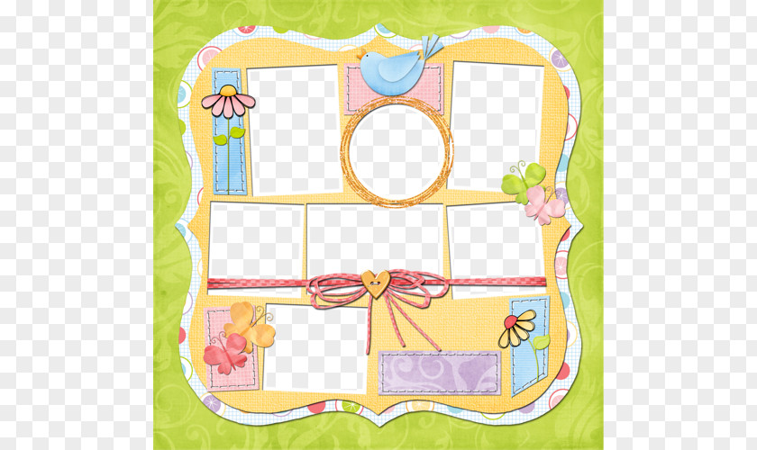 Handmade Cute Photo Frame Digital Child Wallpaper PNG