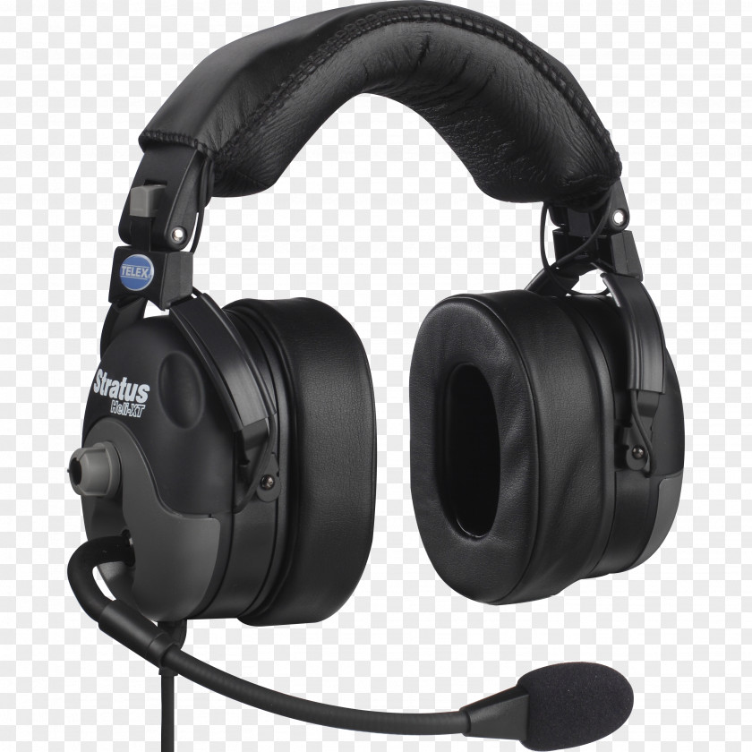 Headset Helicopter Headphones Microphone Active Noise Control 0506147919 PNG
