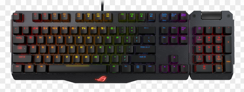 Keyboard Computer Amazon.com ASUS Republic Of Gamers Gaming Keypad PNG