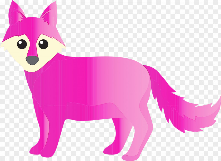 Pink Purple Cartoon Tail Animation PNG