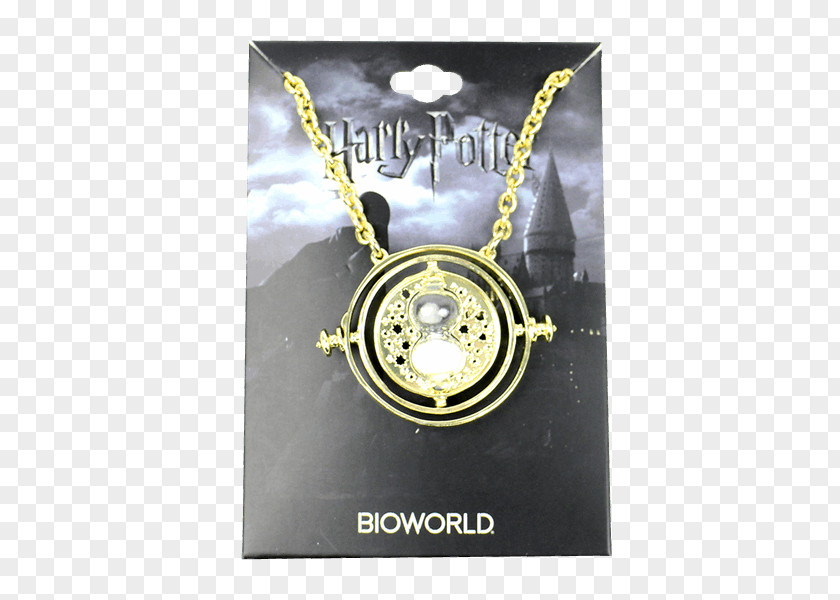 Time-Turner Hermione Granger Necklace Harry Potter Gold PNG