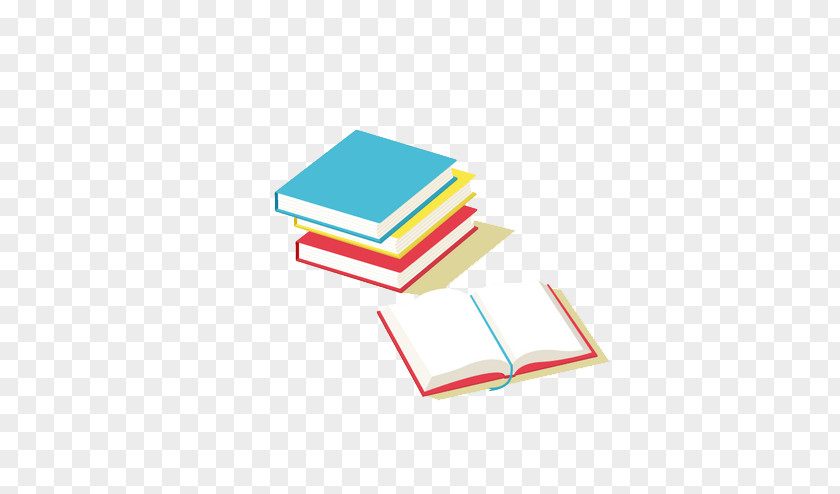 A Pile Of Books Textbook Illustration PNG