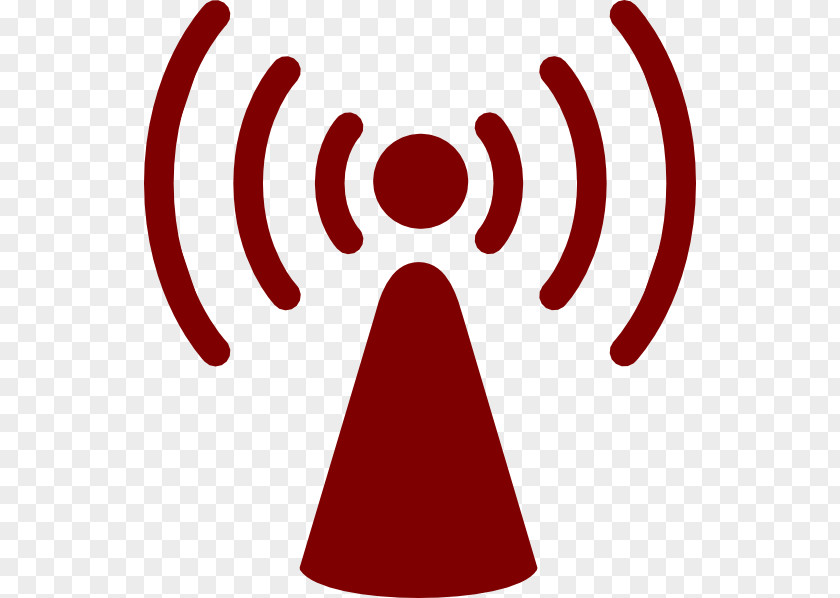 Blood Red Wireless Access Points Internet Wi-Fi Clip Art PNG