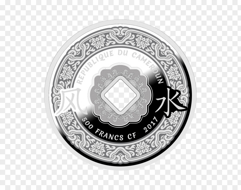 Coin Silver Budai Feng Shui PNG