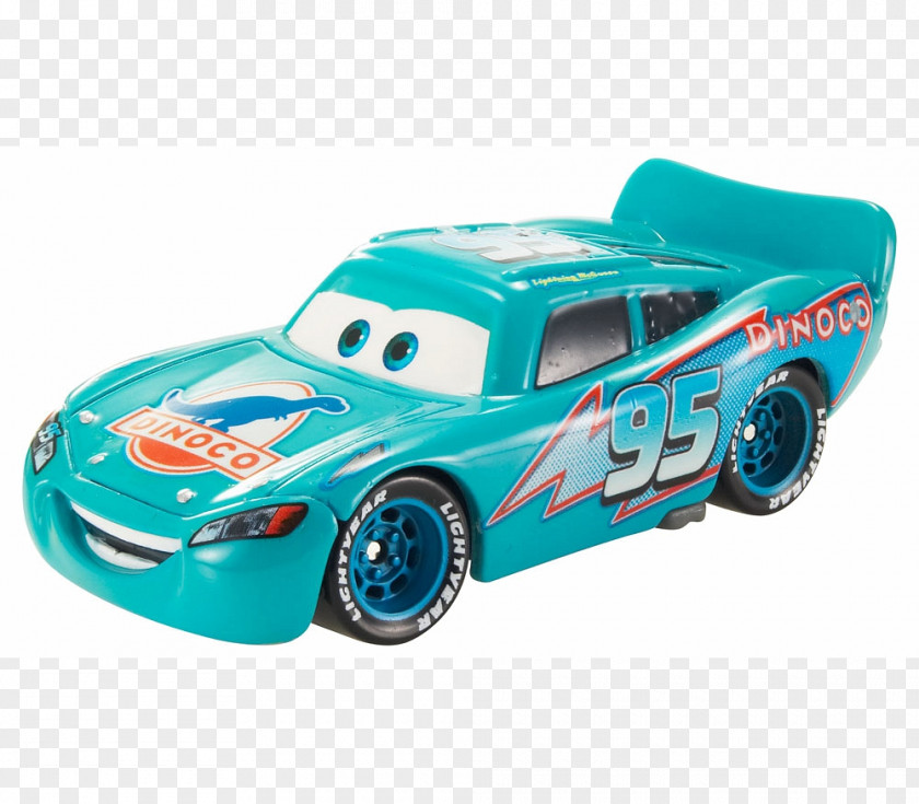Lightning McQueen Cars Dinoco Pixar PNG