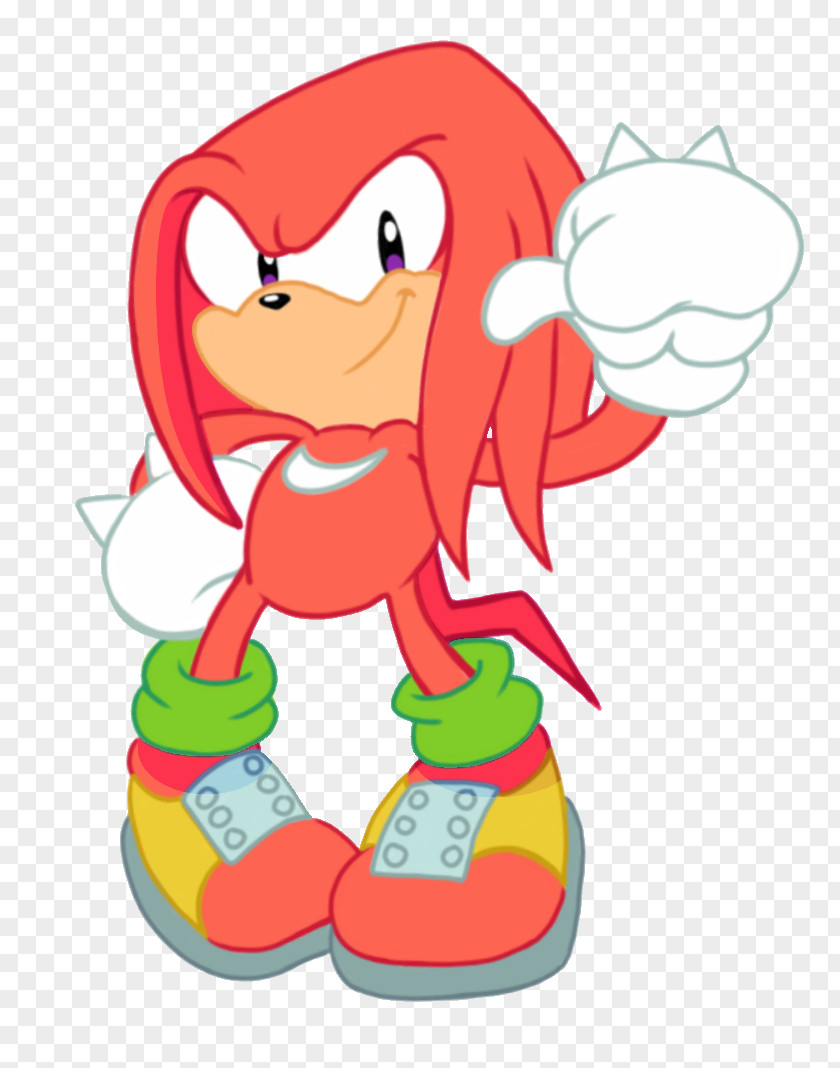 Muscle Sonic Knuckles The Echidna Hedgehog 2 Sega Team Character PNG