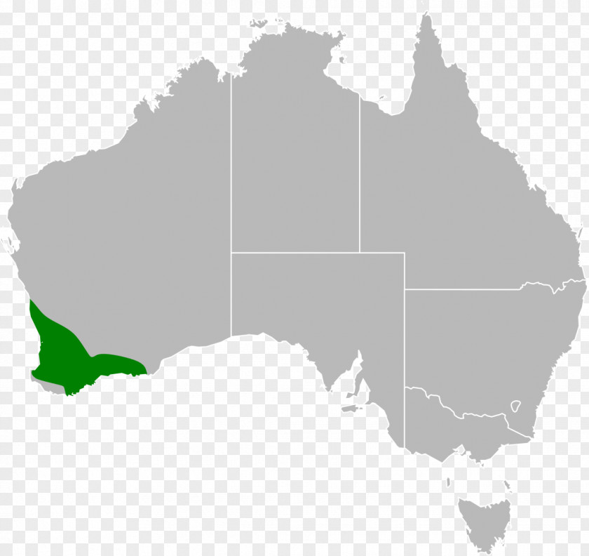 Australia Blank Map PNG