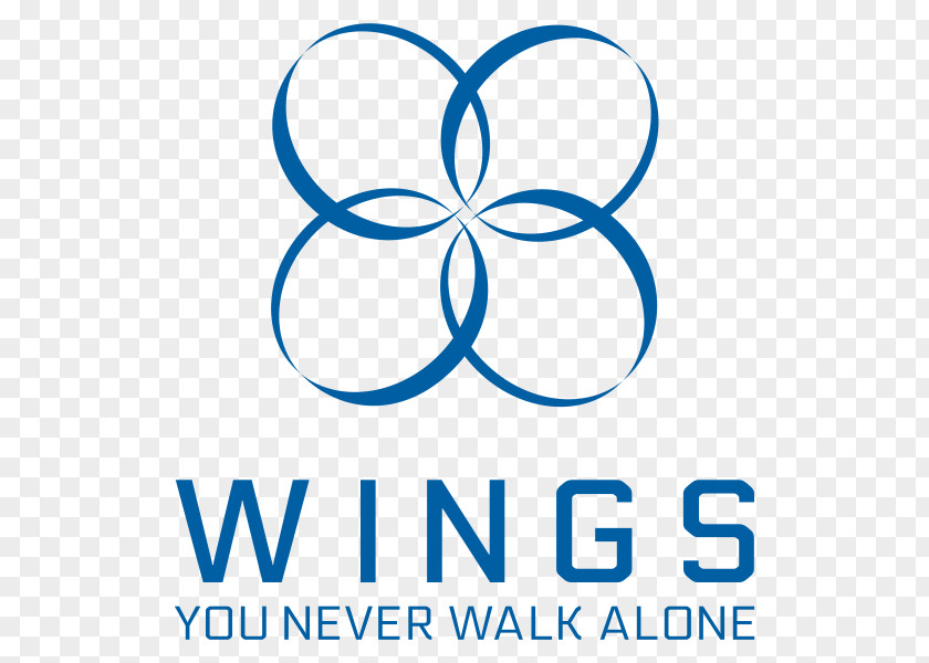 Blue Geometric 2017 BTS Live Trilogy Episode III: The Wings Tour Logo K-pop PNG