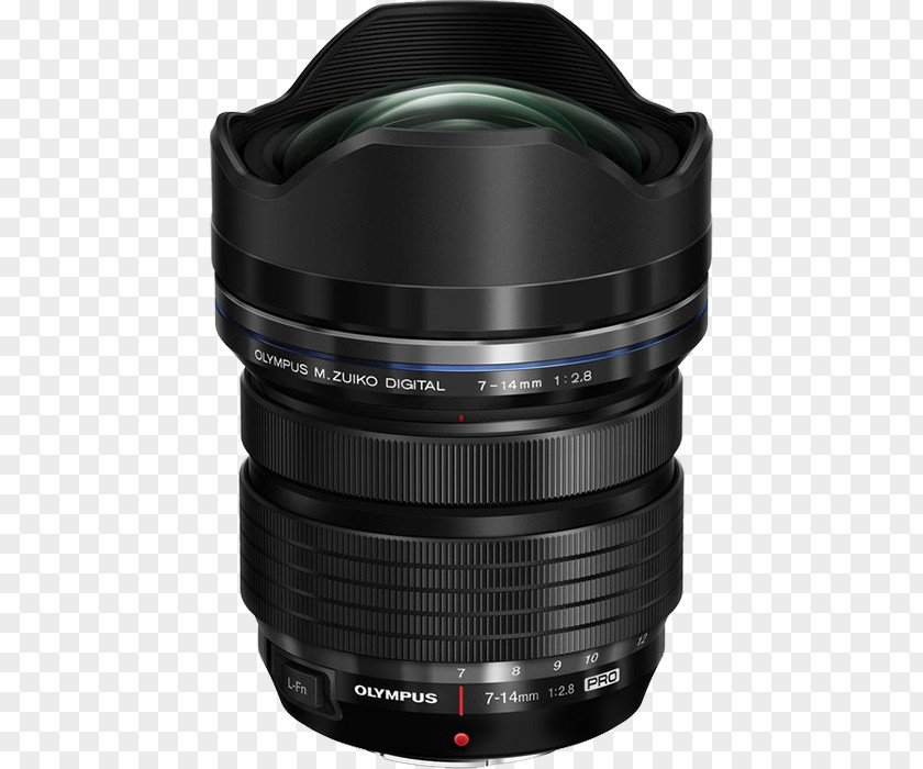 Camera Lens Micro Four Thirds System Olympus M. Zuiko ED 7-14mm F/2.8 Pro Wide-angle PNG