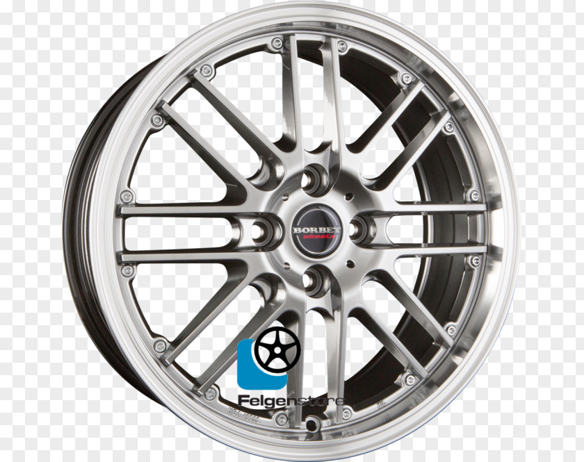 Car Alloy Wheel Rim Autofelge Gunmetal PNG