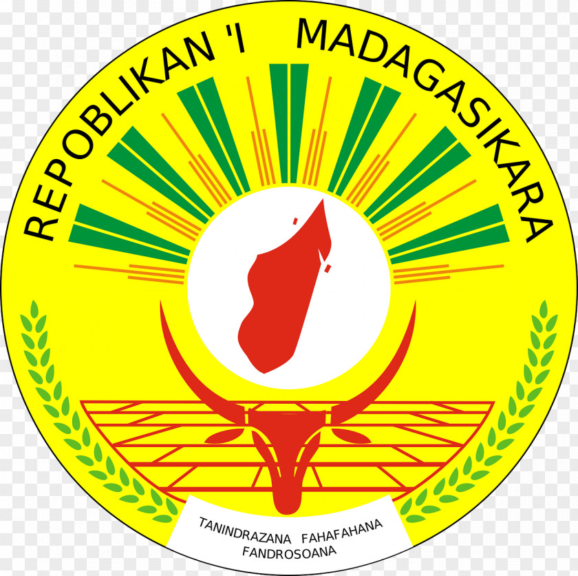Madagascar Gloria Seal Of National Coat Arms Flag PNG