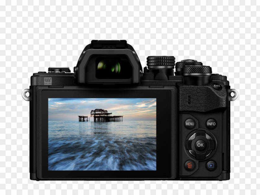 Olympus OM-D E-M10 Mark III E-M5 II Mirrorless Interchangeable-lens Camera PNG