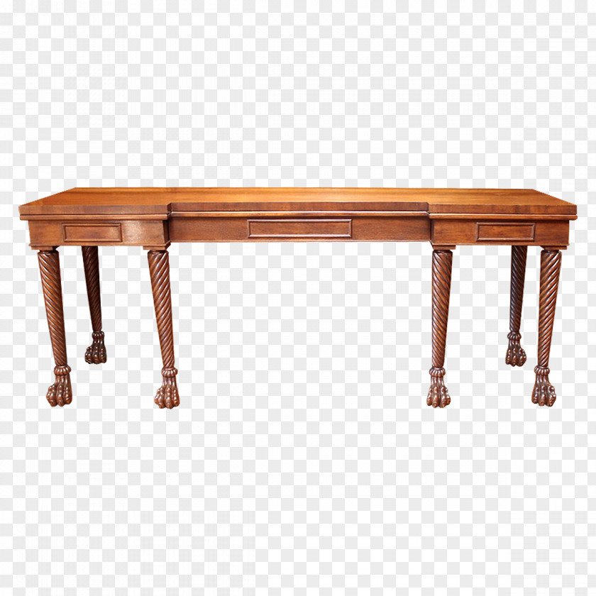 One Legged Table Desk Furniture Drawer Dining Room PNG